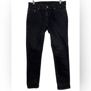 Levi’s 511 30x32 Black Label Slim-Fit Men Jeans Black